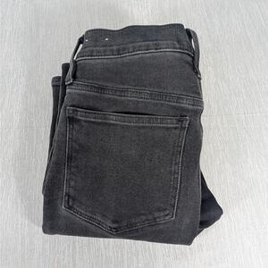 Madewell Cali Demi-Boot Jeans Womens Size 26 Black Preppy